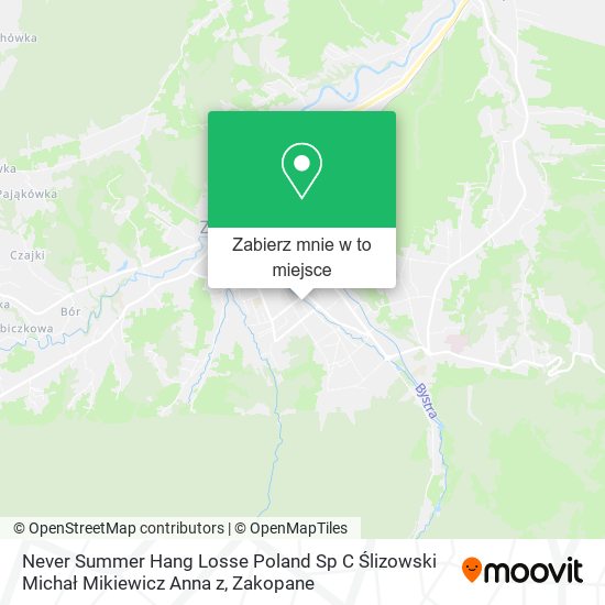 Mapa Never Summer Hang Losse Poland Sp C Ślizowski Michał Mikiewicz Anna z