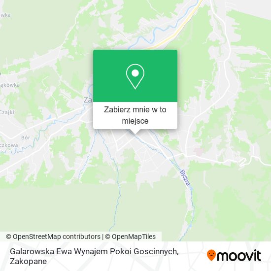 Mapa Galarowska Ewa Wynajem Pokoi Goscinnych