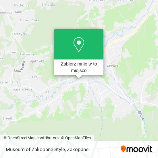 Mapa Museum of Zakopane Style