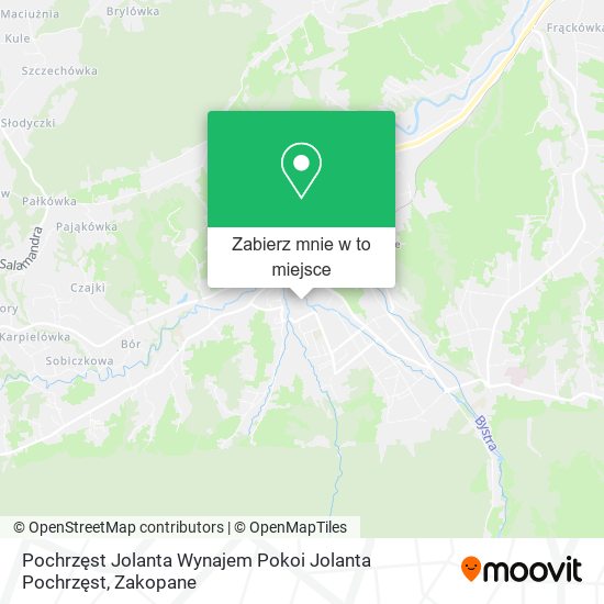 Mapa Pochrzęst Jolanta Wynajem Pokoi Jolanta Pochrzęst