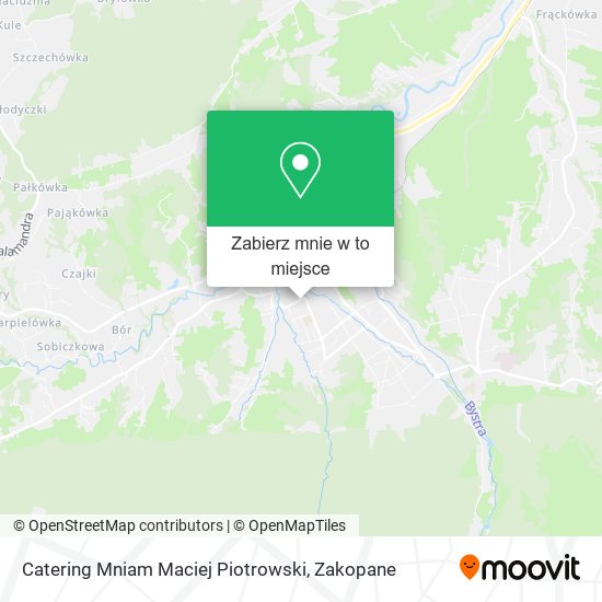 Mapa Catering Mniam Maciej Piotrowski