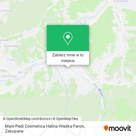 Mapa Mani-Pedi Cosmetica Halina Hreśka-Faron