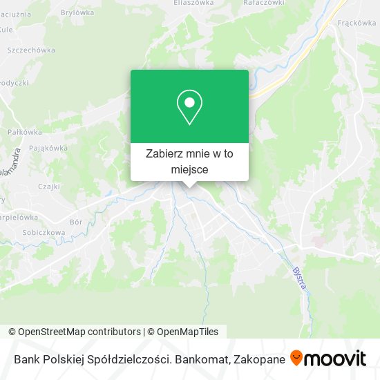 Mapa Bank Polskiej Spółdzielczości. Bankomat