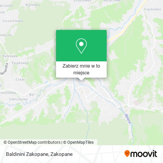 Mapa Baldinini Zakopane
