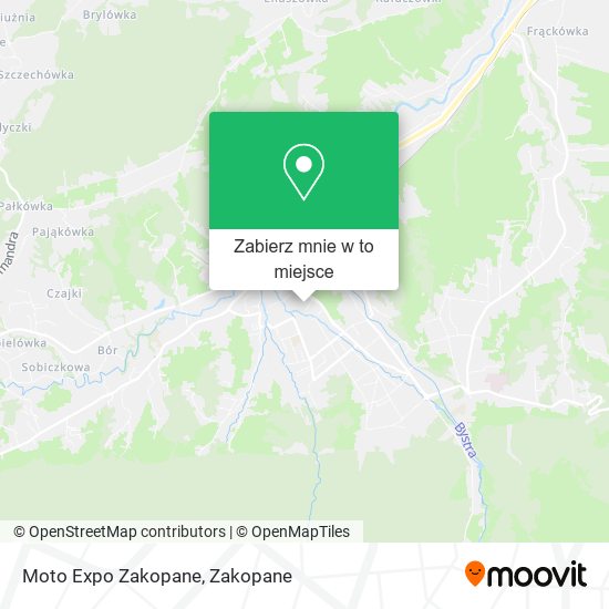 Mapa Moto Expo Zakopane