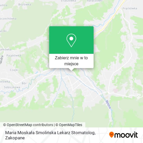 Mapa Maria Moskała Smolińska Lekarz Stomatolog
