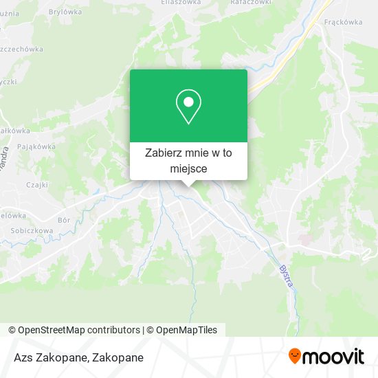 Mapa Azs Zakopane
