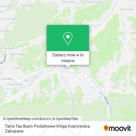 Mapa Tatra Tax Biuro Podatkowe Kinga Koprowska