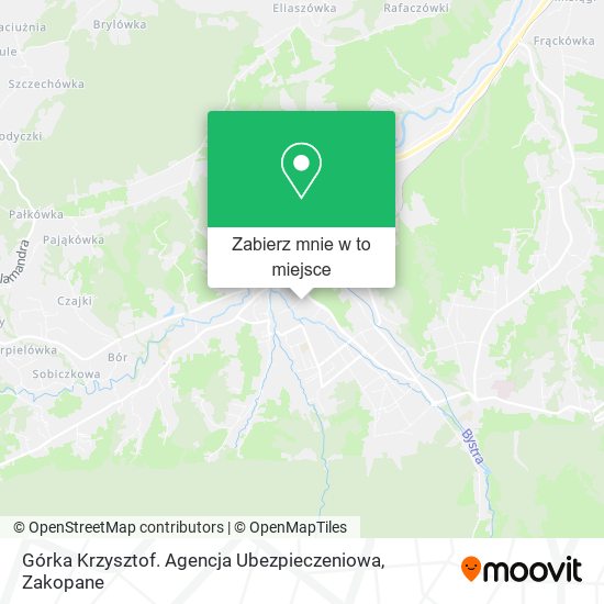 Mapa Górka Krzysztof. Agencja Ubezpieczeniowa
