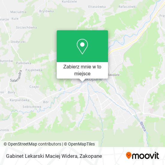 Mapa Gabinet Lekarski Maciej Widera