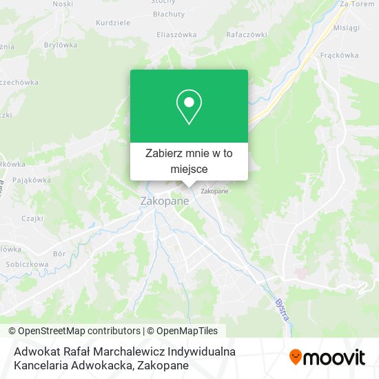 Mapa Adwokat Rafał Marchalewicz Indywidualna Kancelaria Adwokacka