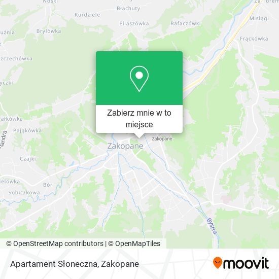 Mapa Apartament Słoneczna