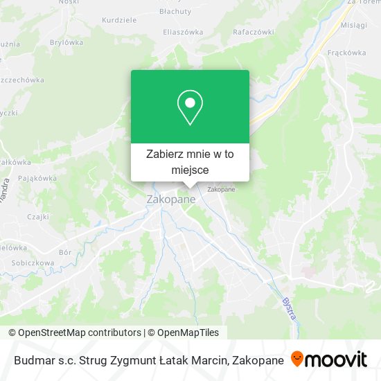 Mapa Budmar s.c. Strug Zygmunt Łatak Marcin