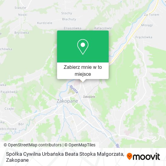 Mapa Spółka Cywilna Urbańska Beata Stopka Małgorzata