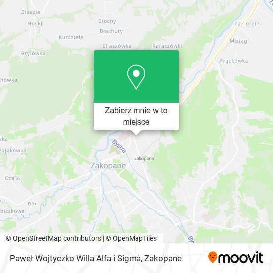 Mapa Paweł Wojtyczko Willa Alfa i Sigma