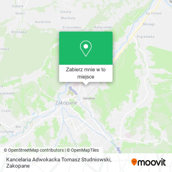 Mapa Kancelaria Adwokacka Tomasz Studniowski