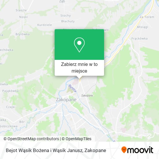Mapa Bejot Wąsik Bożena i Wąsik Janusz