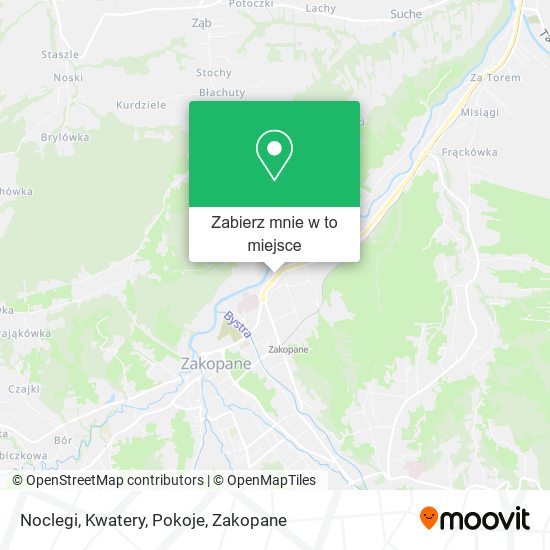 Mapa Noclegi, Kwatery, Pokoje