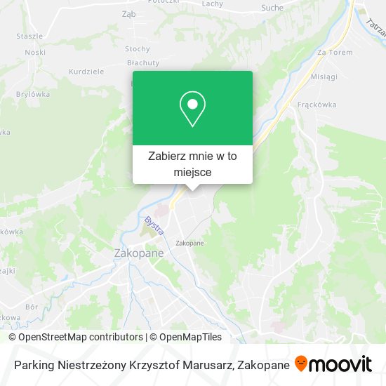 Mapa Parking Niestrzeżony Krzysztof Marusarz