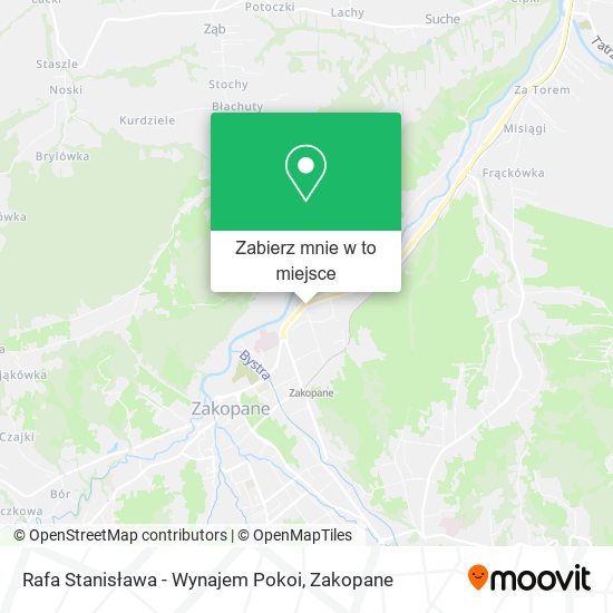 Mapa Rafa Stanisława - Wynajem Pokoi