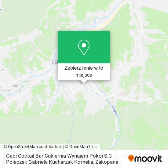Mapa Gabi Coctail Bar Cukiernia Wynajem Pokoi S C Polaczek Gabriela Kucharzak Kornelia