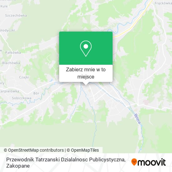 Mapa Przewodnik Tatrzanski Dzialalnosc Publicystyczna