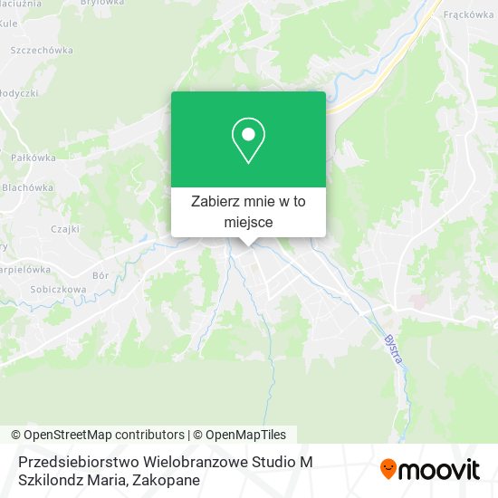 Mapa Przedsiebiorstwo Wielobranzowe Studio M Szkilondz Maria