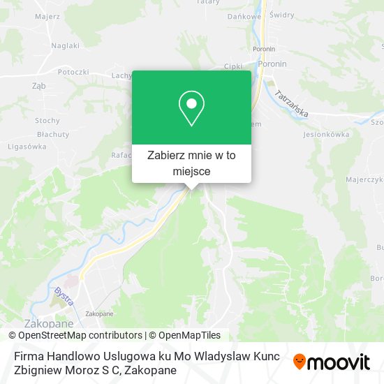 Mapa Firma Handlowo Uslugowa ku Mo Wladyslaw Kunc Zbigniew Moroz S C