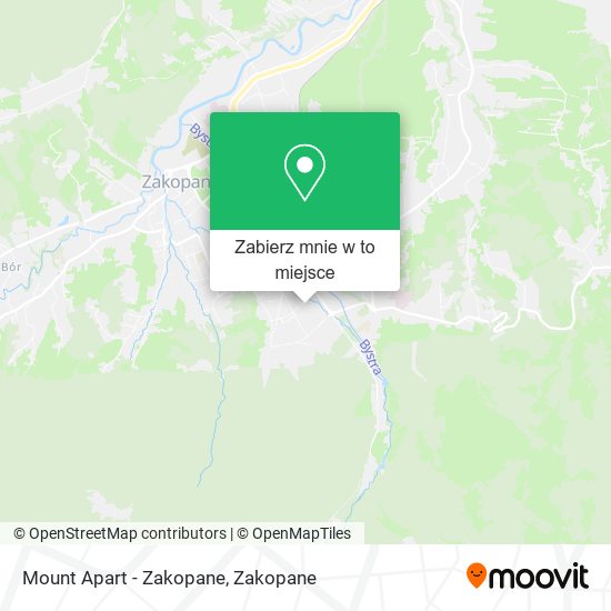 Mapa Mount Apart - Zakopane