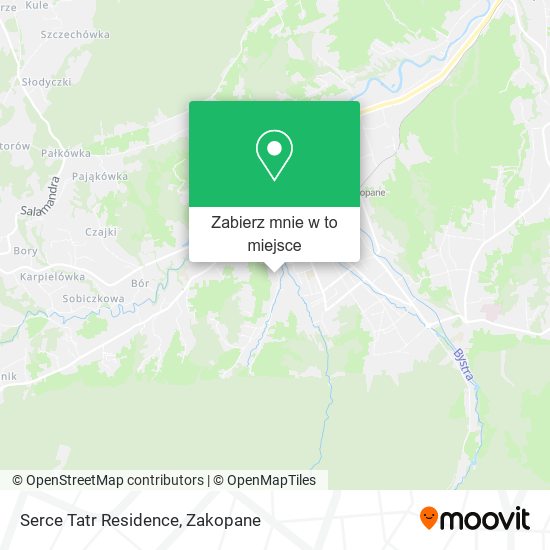 Mapa Serce Tatr Residence