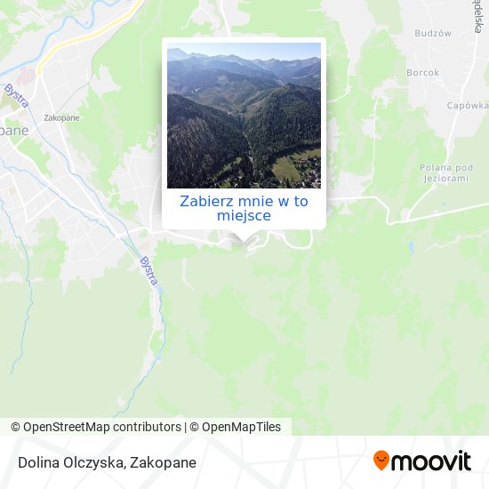 Mapa Dolina Olczyska