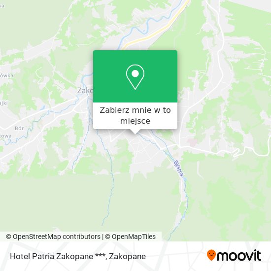 Mapa Hotel Patria Zakopane ***