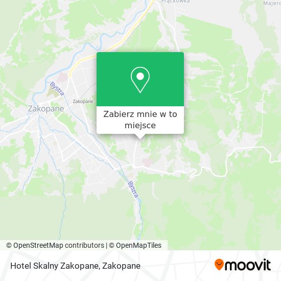 Mapa Hotel Skalny Zakopane