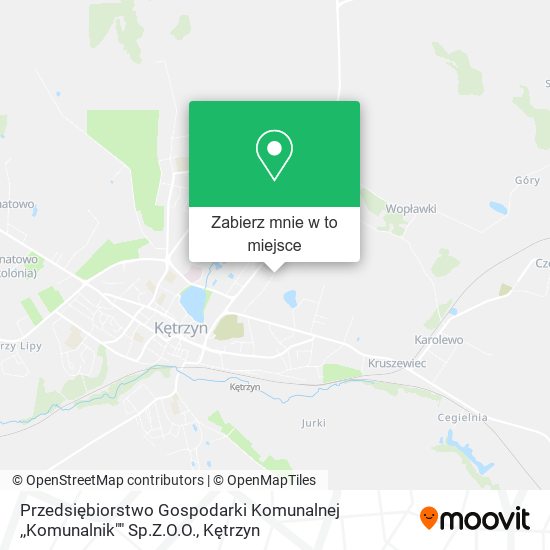Mapa Przedsiębiorstwo Gospodarki Komunalnej ,,Komunalnik"" Sp.Z.O.O.