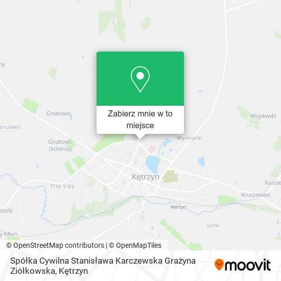 Mapa Spółka Cywilna Stanisława Karczewska Grażyna Ziółkowska