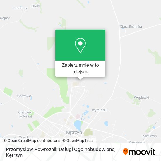 Mapa Przemysław Powroźnik Usługi Ogólnobudowlane