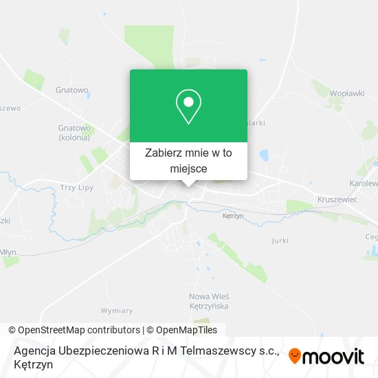 Mapa Agencja Ubezpieczeniowa R i M Telmaszewscy s.c.