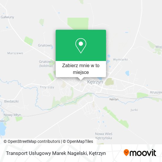 Mapa Transport Usługowy Marek Nagelski