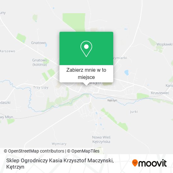 Mapa Sklep Ogrodniczy Kasia Krzysztof Maczynski