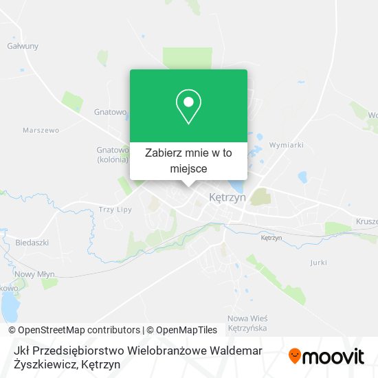 Mapa Jkł Przedsiębiorstwo Wielobranżowe Waldemar Żyszkiewicz