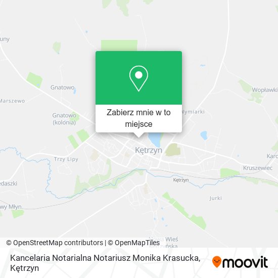 Mapa Kancelaria Notarialna Notariusz Monika Krasucka