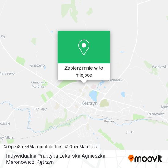 Mapa Indywidualna Praktyka Lekarska Agnieszka Małonowicz