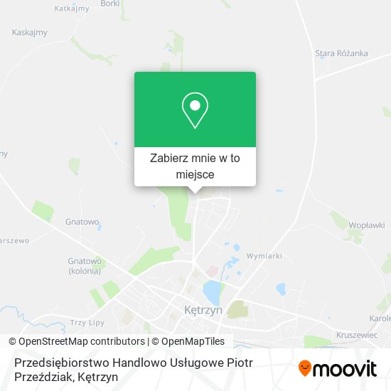 Mapa Przedsiębiorstwo Handlowo Usługowe Piotr Przeździak