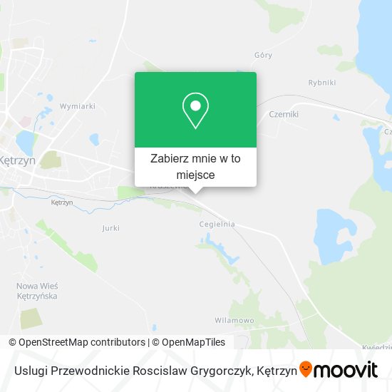 Mapa Uslugi Przewodnickie Roscislaw Grygorczyk