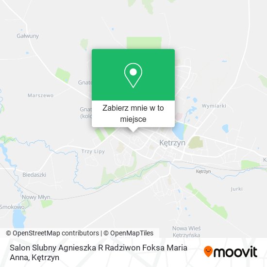 Mapa Salon Slubny Agnieszka R Radziwon Foksa Maria Anna
