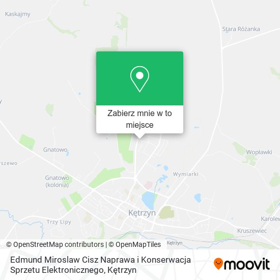 Mapa Edmund Miroslaw Cisz Naprawa i Konserwacja Sprzetu Elektronicznego