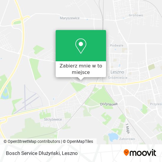 Mapa Bosch Service Dłużyński