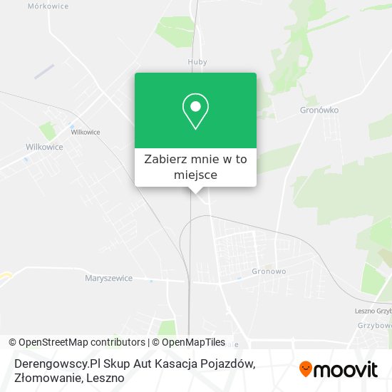 Mapa Derengowscy.Pl Skup Aut Kasacja Pojazdów, Złomowanie