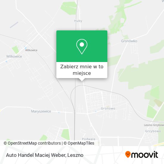 Mapa Auto Handel Maciej Weber