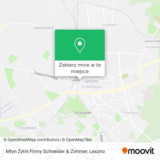 Mapa Młyn Żytni Firmy Schneider & Zimmer